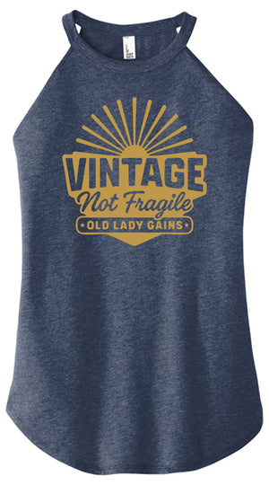 Vintage Not Fragile Women Halter Tank