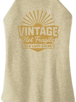 Vintage Not Fragile Women Halter Tank