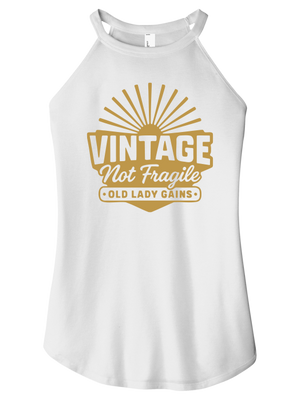 Vintage Not Fragile Women Halter Tank