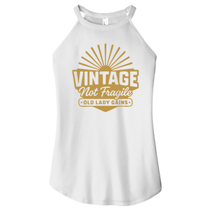 Vintage Not Fragile Women Halter Tank