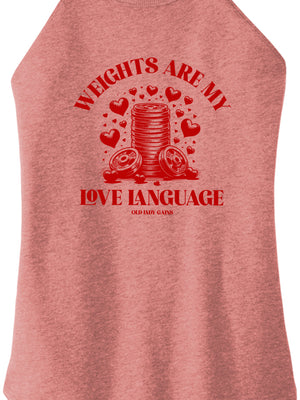 Love Language Women Halter Tank