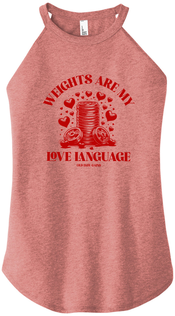 Love Language Women Halter Tank