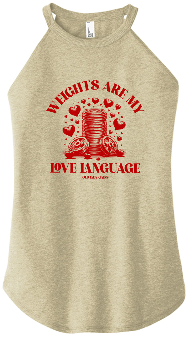 Love Language Women Halter Tank