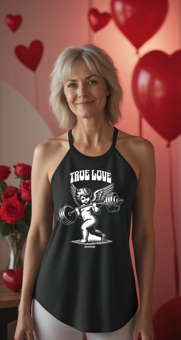 Cupid's Barbell Women Halter Tank