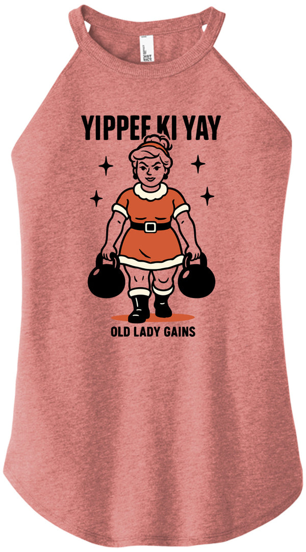 Yippee Ki Yay Women Halter Tank