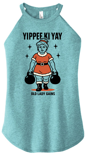 Yippee Ki Yay Women Halter Tank