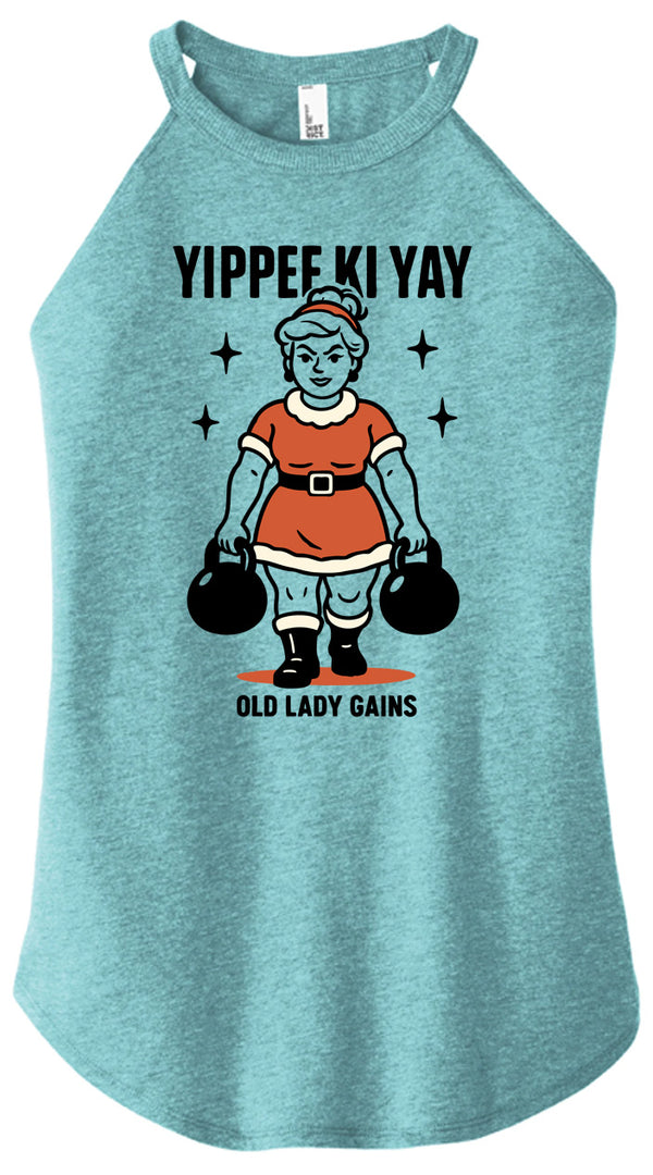 Yippee Ki Yay Women Halter Tank
