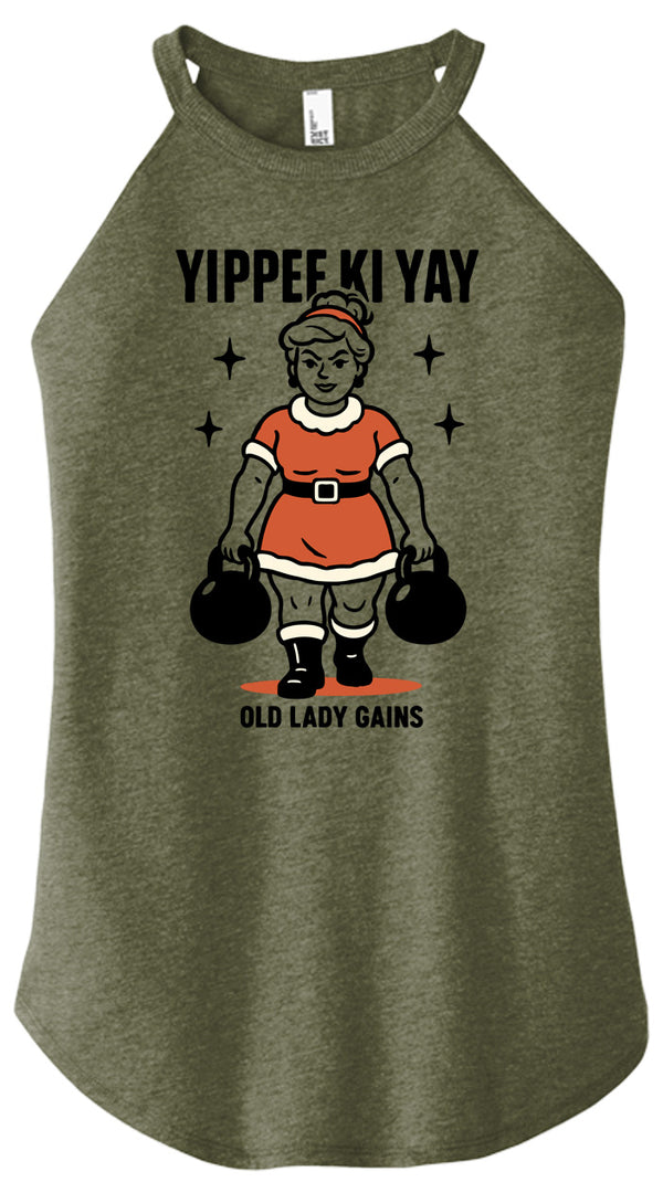 Yippee Ki Yay Women Halter Tank