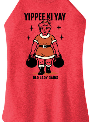 Yippee Ki Yay Women Halter Tank