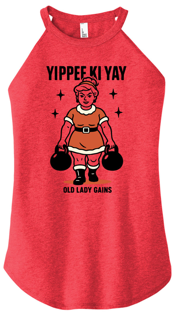 Yippee Ki Yay Women Halter Tank