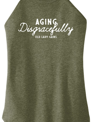Apparel celebrating aging with wit and rebellion