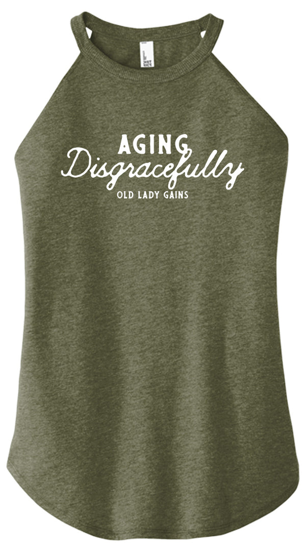 Apparel celebrating aging with wit and rebellion