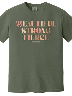 Beautiful Strong Fierce 100% Cotton T-Shirt