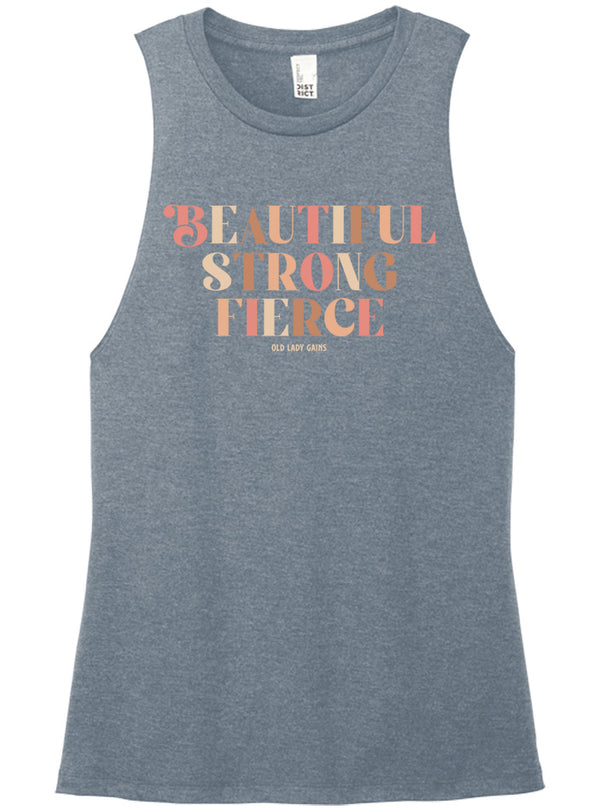 Beautiful Strong Fierce Muscle Tank