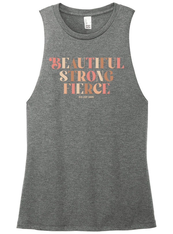 Beautiful Strong Fierce Muscle Tank