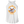 White tank top with cartoon duck design and text on a white background