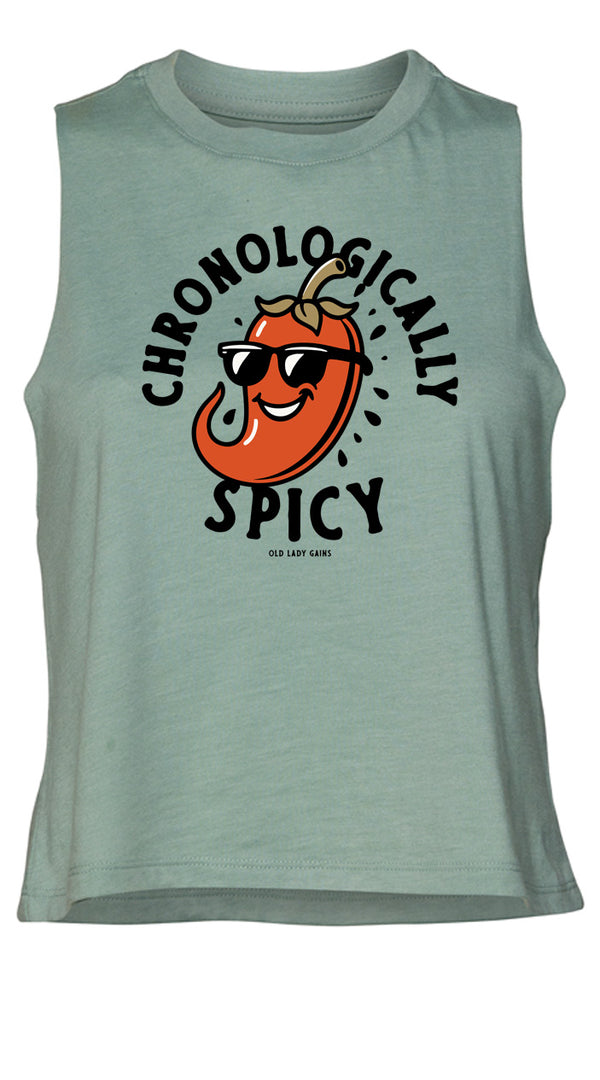 Chronologically Spicy Crop Tank