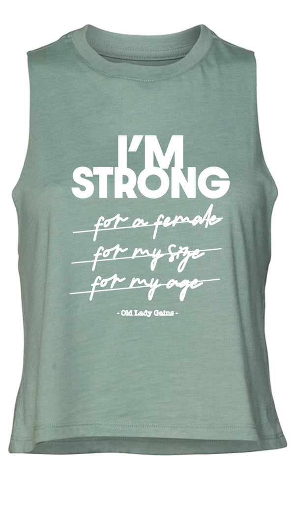 I'm Strong Crop Tank