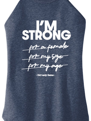 I'm Strong Women Halter Tank