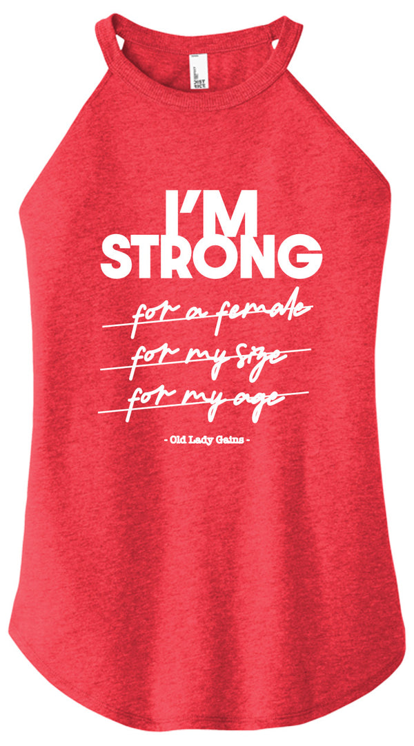 I'm Strong Women Halter Tank