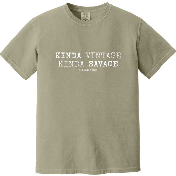 Kinda Vintage Kinda Savage 100% Cotton T-Shirt