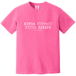 Kinda Vintage Kinda Savage 100% Cotton T-Shirt
