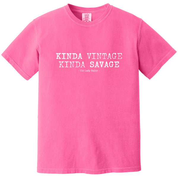 Kinda Vintage Kinda Savage 100% Cotton T-Shirt
