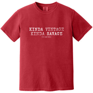 Kinda Vintage Kinda Savage 100% Cotton T-Shirt