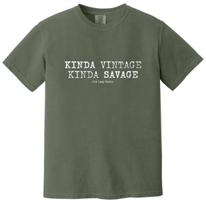 Kinda Vintage Kinda Savage 100% Cotton T-Shirt