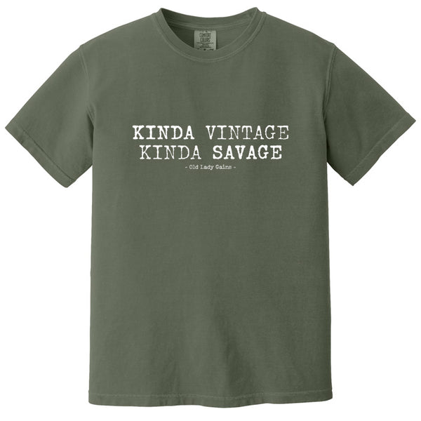 Kinda Vintage Kinda Savage 100% Cotton T-Shirt