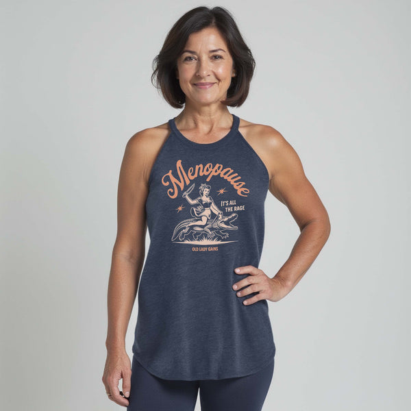 Menopause It's All The Rage Halter Tank