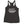 black racerback tank printing in white someone's badass grandma