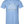Woman's light blue t-shirt reading 