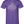 Woman's purple t-shirt reading 