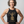 Close-up of the historical marie antoinette weightlifting graphic that says LET THEM LIFT beautifully printed on soft, heathered charcoal tri-blend fabric with a clean, curved hemline.