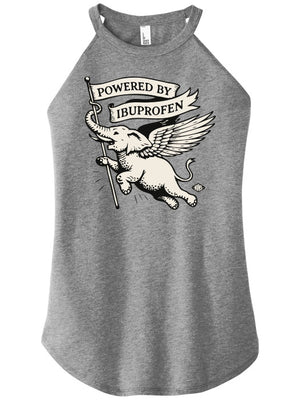 Powered by Ibuprofen Women Halter Tank