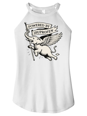 Powered by Ibuprofen Women Halter Tank