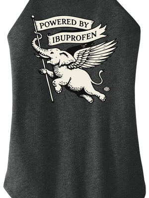 Powered by Ibuprofen Women Halter Tank