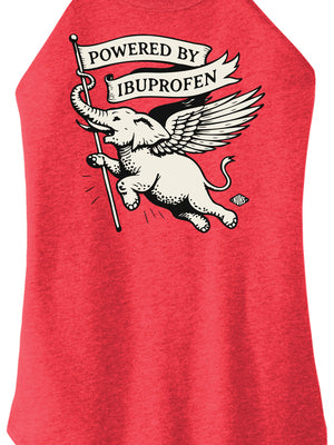 Powered by Ibuprofen Women Halter Tank