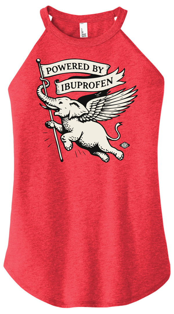 Powered by Ibuprofen Women Halter Tank