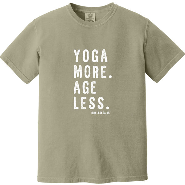 Yoga More Age Less 100% Cotton T-Shirt