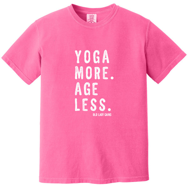 Yoga More Age Less 100% Cotton T-Shirt