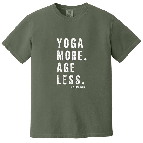 Yoga More Age Less 100% Cotton T-Shirt