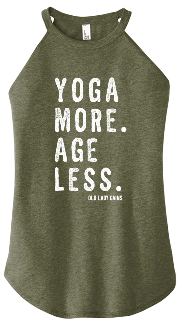 Yoga More Age Less Halter Tank