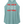 A heathered teal halter tank top with a red and white graphic print on the front that reads 'YOU CAN DO HARD THINGS' with kettlebell, weight plate, and dumbbell illustrations.
