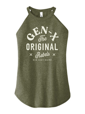 Gen X, Strong Women, Halter Tank, Women Over 40, Active Lifestyle, Aging Strong, Confident Women, 80s Vibe