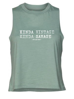 Kinda Vintage - Crop Tank
