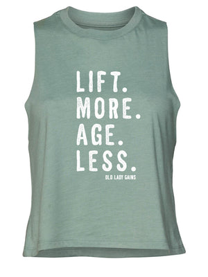 Lift More Age Less - Crop Tank